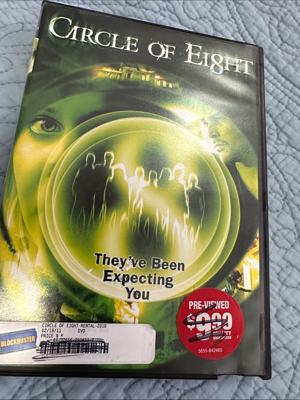 Blockbuster “Circle of Eight” dvd